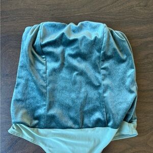 Express Velvet Strapless Bodysuit